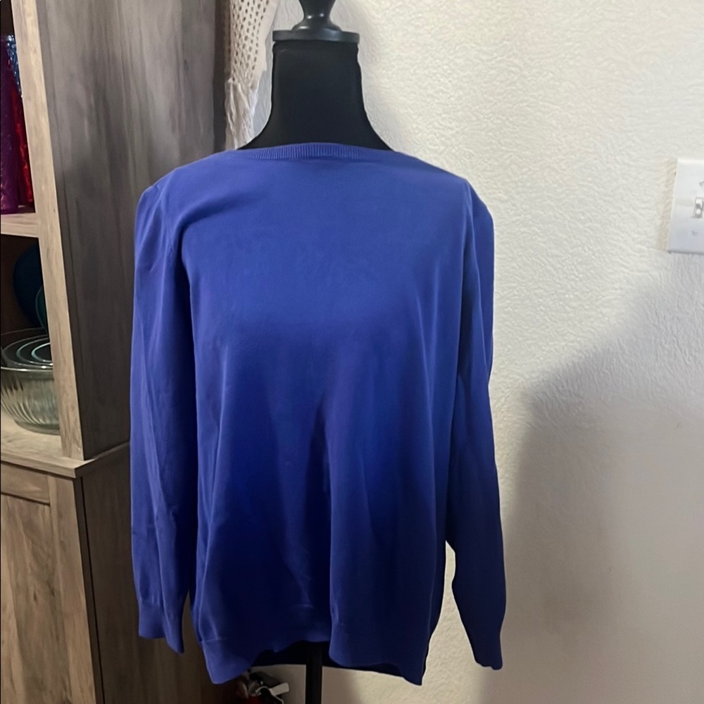 Belle by Kim Gravel Blue Tunic